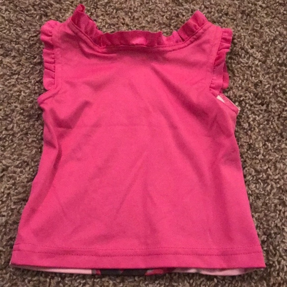 Disney Minnie Mouse Pink Ruffled Tank Top - Picture 3 of 3